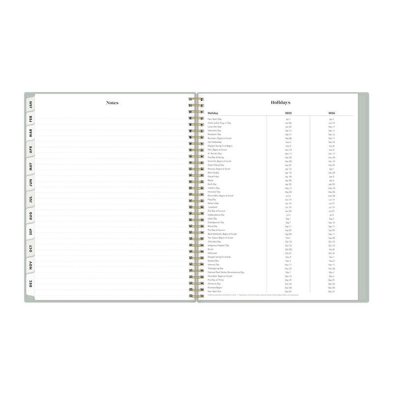 slide 18 of 20, The Everygirl Planner for Day Designer 2025 Weekly/Monthly Planner 11.18"x9.37" Solid Soft Sage: Adult Wire-Bound Stationery, 1 ct