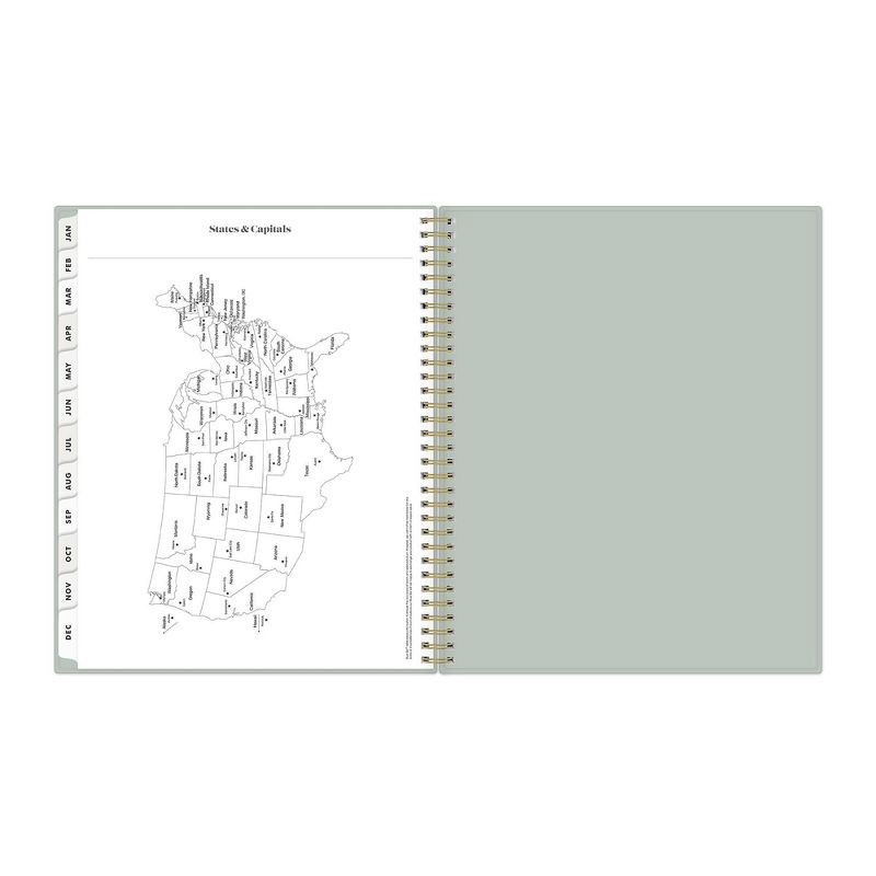 slide 19 of 20, The Everygirl Planner for Day Designer 2025 Weekly/Monthly Planner 11.18"x9.37" Solid Soft Sage: Adult Wire-Bound Stationery, 1 ct