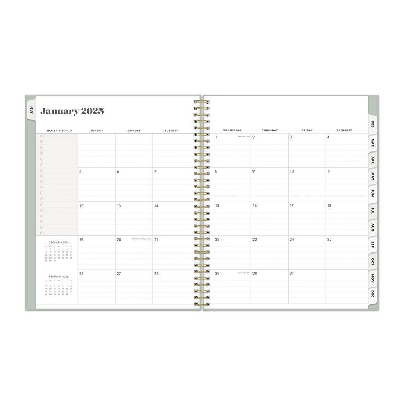 slide 6 of 20, The Everygirl Planner for Day Designer 2025 Weekly/Monthly Planner 11.18"x9.37" Solid Soft Sage: Adult Wire-Bound Stationery, 1 ct