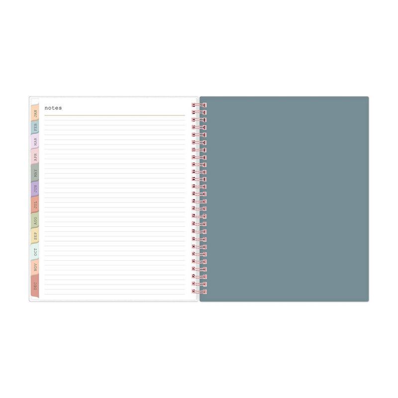 slide 12 of 14, WAAV Planner 2025 Weekly/Monthly Planner 9.25"x7.87" Wirebound Frosted Transition: Adult Calendar, Tabs, Multicolored, 1 ct