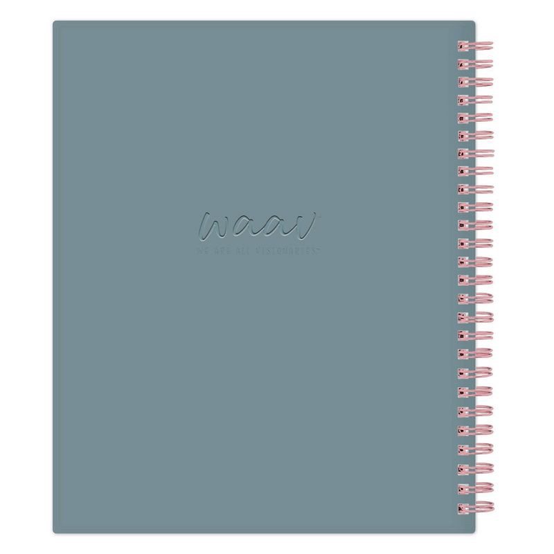 slide 13 of 14, WAAV Planner 2025 Weekly/Monthly Planner 9.25"x7.87" Wirebound Frosted Transition: Adult Calendar, Tabs, Multicolored, 1 ct