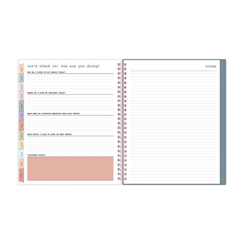 slide 10 of 14, WAAV Planner 2025 Weekly/Monthly Planner 9.25"x7.87" Wirebound Frosted Transition: Adult Calendar, Tabs, Multicolored, 1 ct