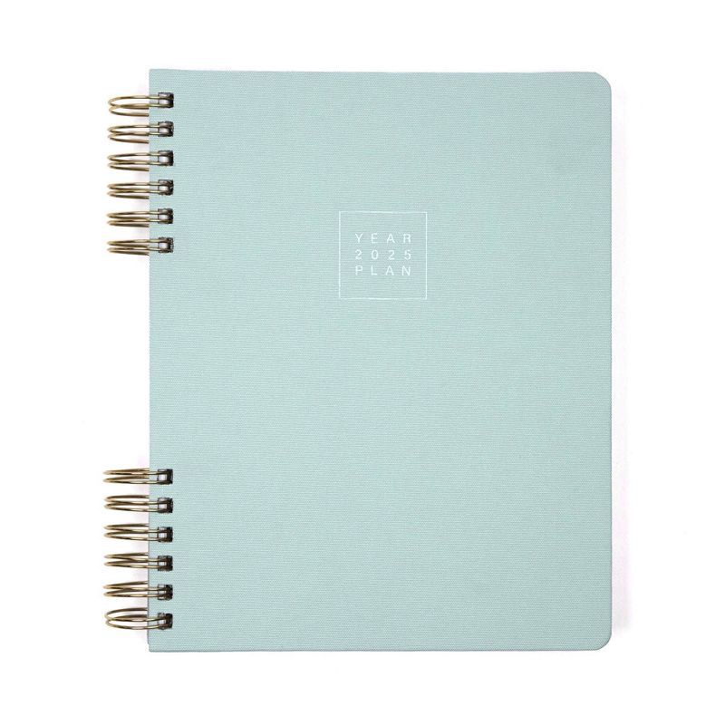 slide 1 of 13, Altitude 2024-25 Weekly/Monthly Planner 8"x10" Seafoam Blue: Spiral Binding, Paper, Adult & Teen Calendar, 1 ct