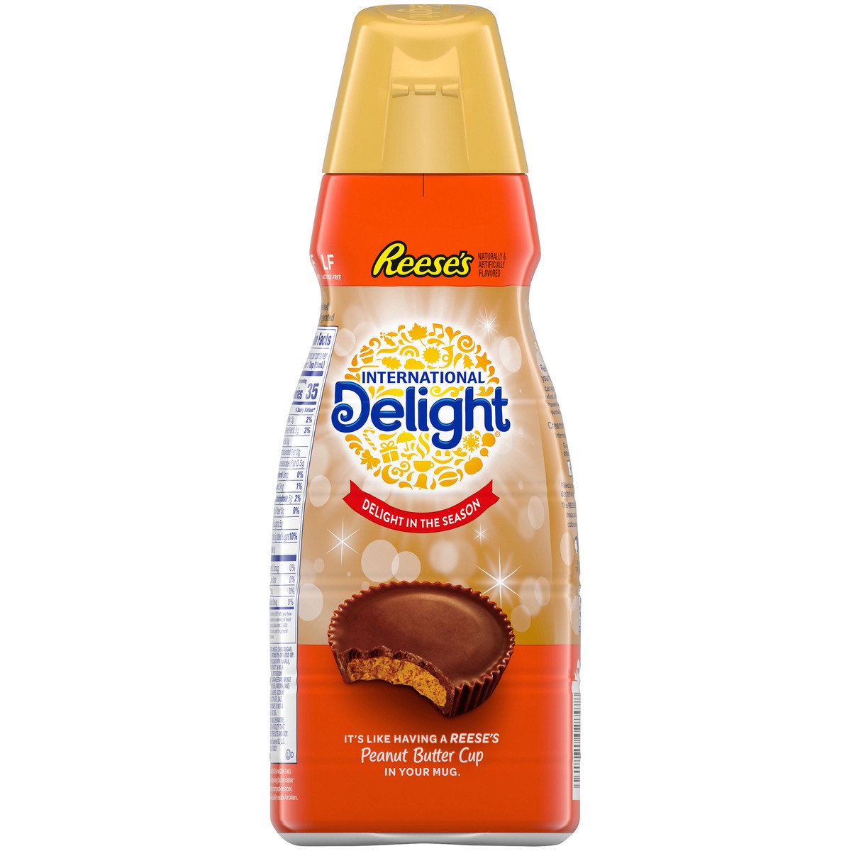 slide 4 of 9, International Delight Coffee Creamer, REESE''S Peanut Butter Cup, Refrigerated Flavored Creamer, 32 FL OZ Bottle, 32 fl oz