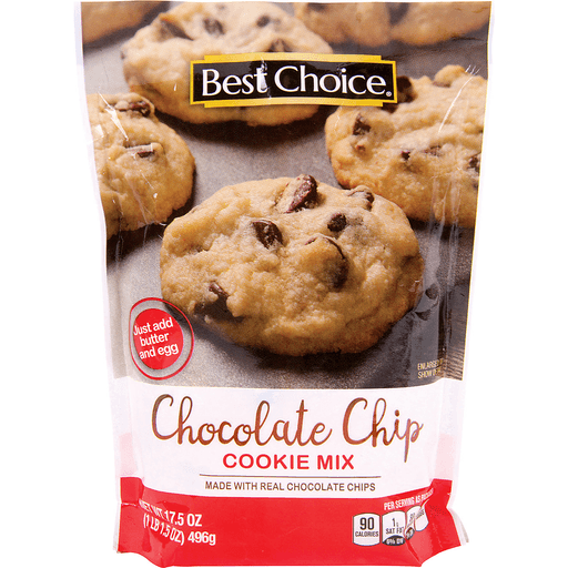 slide 1 of 1, Best Choice Chocolate Chip Cookie Mix Pouch, 17.5 oz