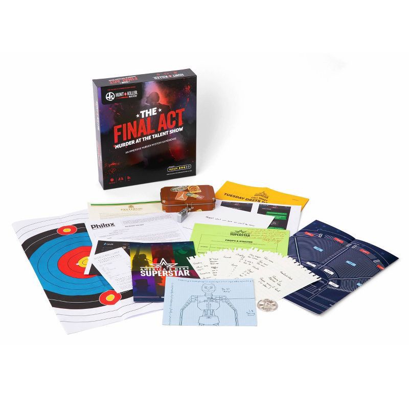 slide 2 of 8, Hunt A Killer The Final Act Murder at the Talent Show Mystery Game, 1 ct