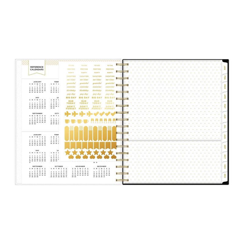 slide 15 of 15, Day Designer 2025 Daily/Monthly Planner 10.16"x9.49" Wirebound Rose Garden: Adult Stationery, Tabs, 8x10, January-December, 1 ct