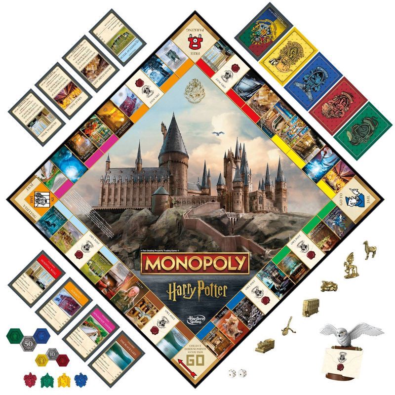 slide 4 of 10, Monopoly Harry Potter Board Game, 1 ct
