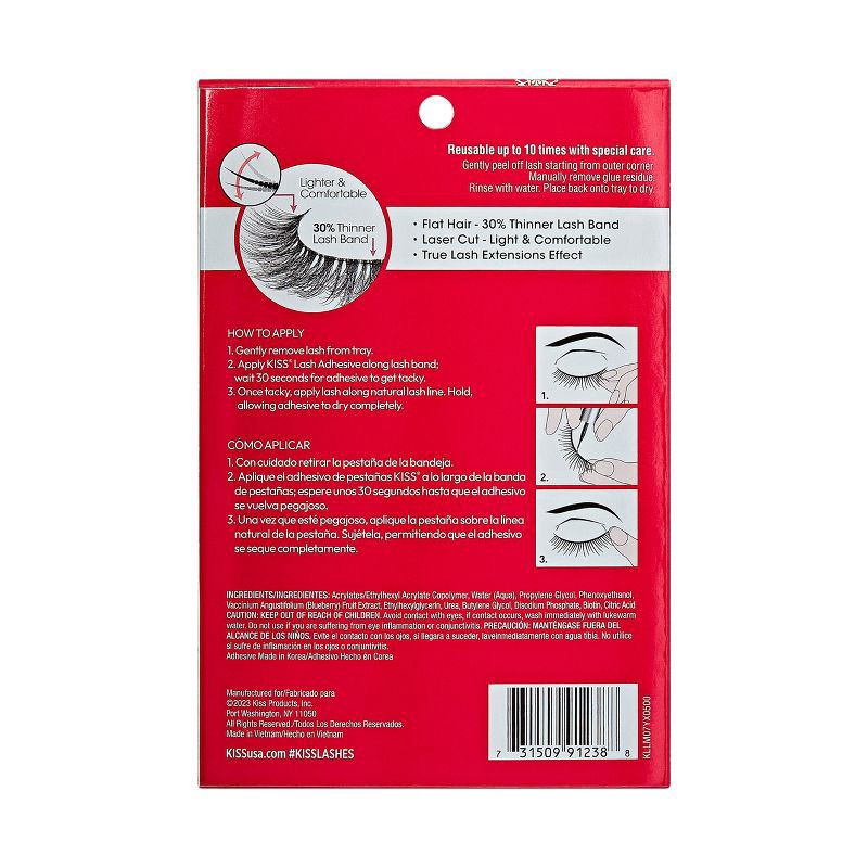 slide 7 of 9, KISS Products Lash Couture Luxtension Holiday Collection - Satin - 4pr, 1 ct