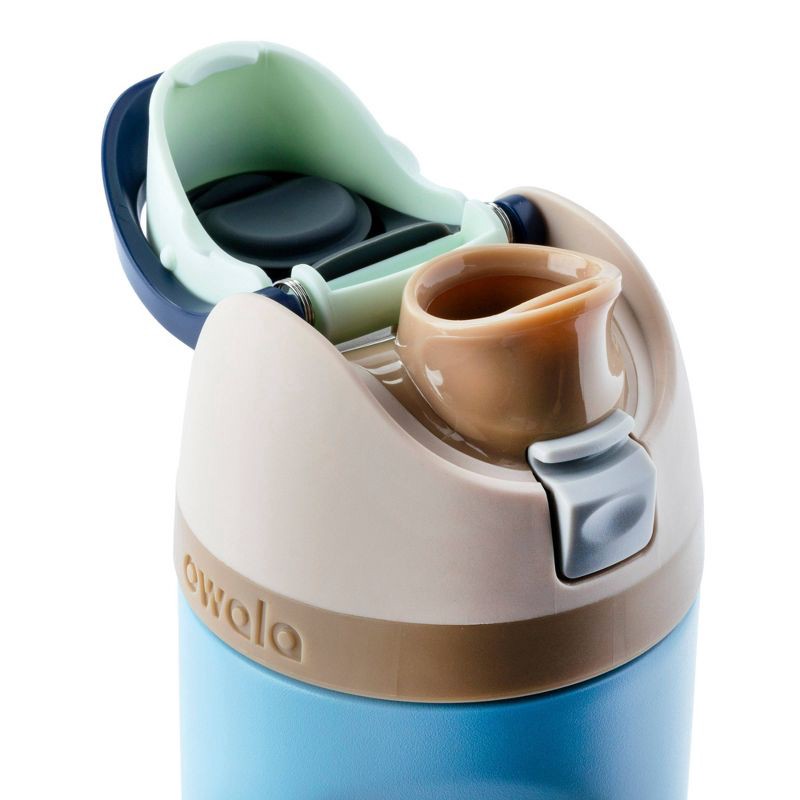 slide 3 of 5, Owala 16oz Kids' FreeSip Stainless Steel Water Bottle - Rocky Shore, 16 oz