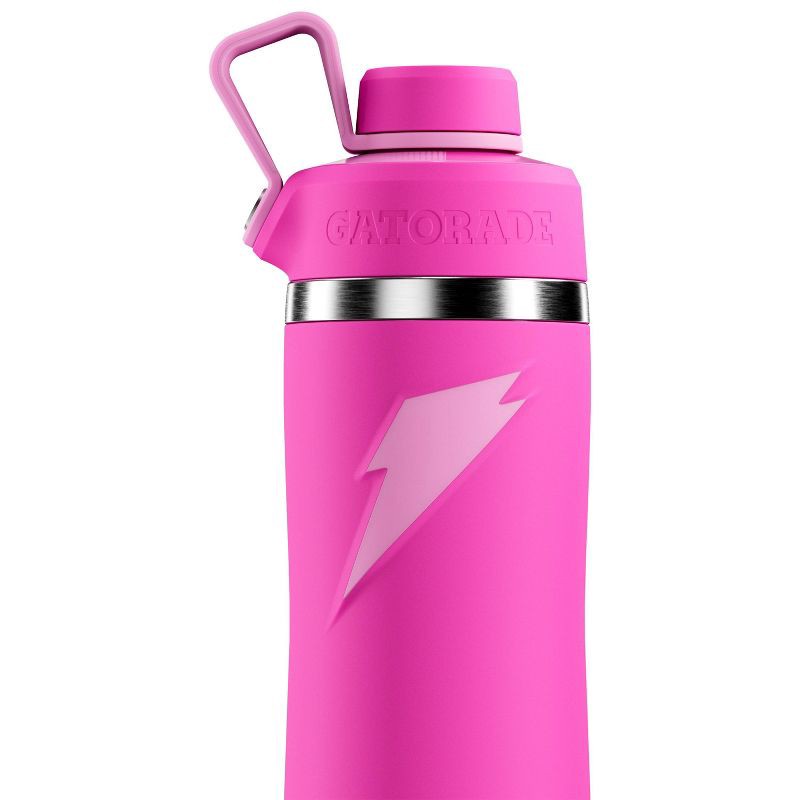 slide 2 of 5, Gatorade 22oz Stainless Steel Twist Cap Water Bottle - Pink, 22 oz