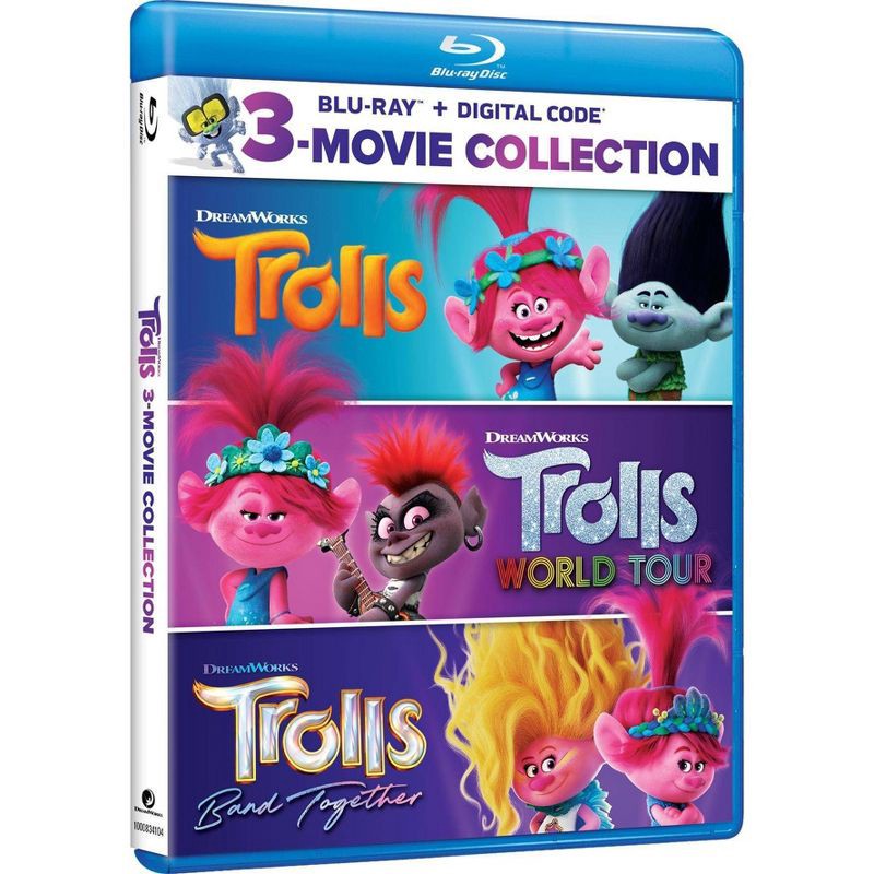 slide 2 of 3, Universal Home Video Trolls 3-Movie Collection (Blu-ray), 1 ct