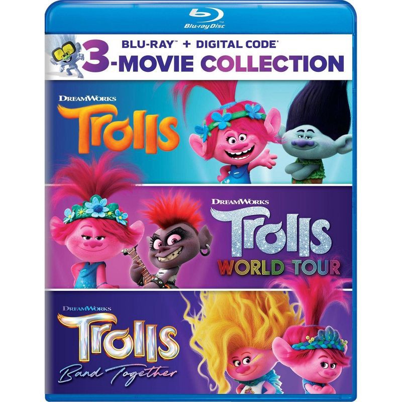 slide 1 of 3, Universal Home Video Trolls 3-Movie Collection (Blu-ray), 1 ct