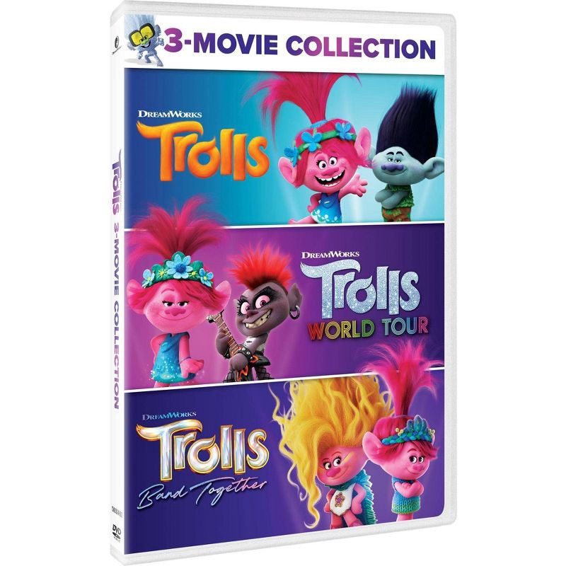 slide 2 of 3, Universal Home Video Trolls 3-Movie Collection (DVD), 1 ct