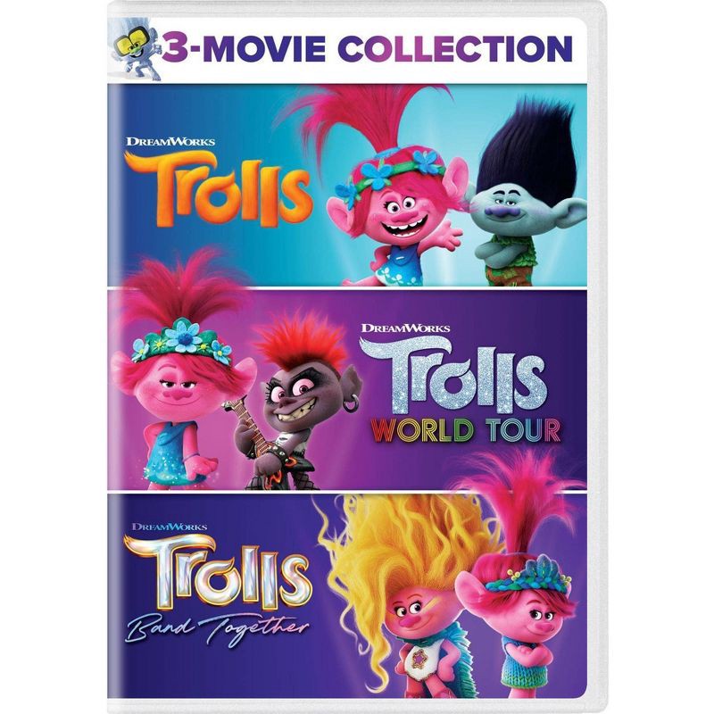 slide 1 of 3, Universal Home Video Trolls 3-Movie Collection (DVD), 1 ct
