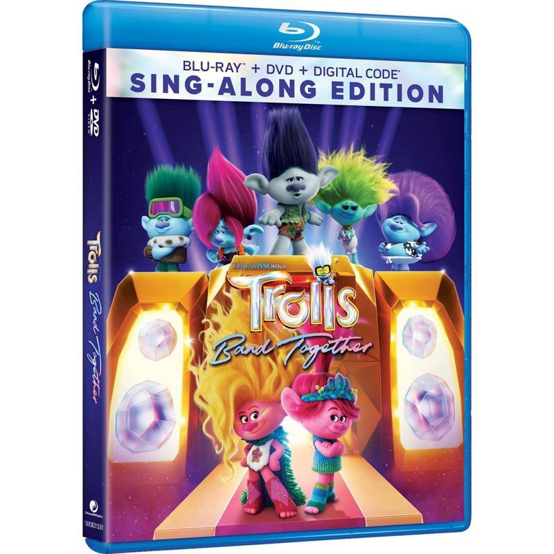 slide 2 of 3, Universal Home Video Trolls Band Together (Blu-ray + DVD + Digital), 1 ct