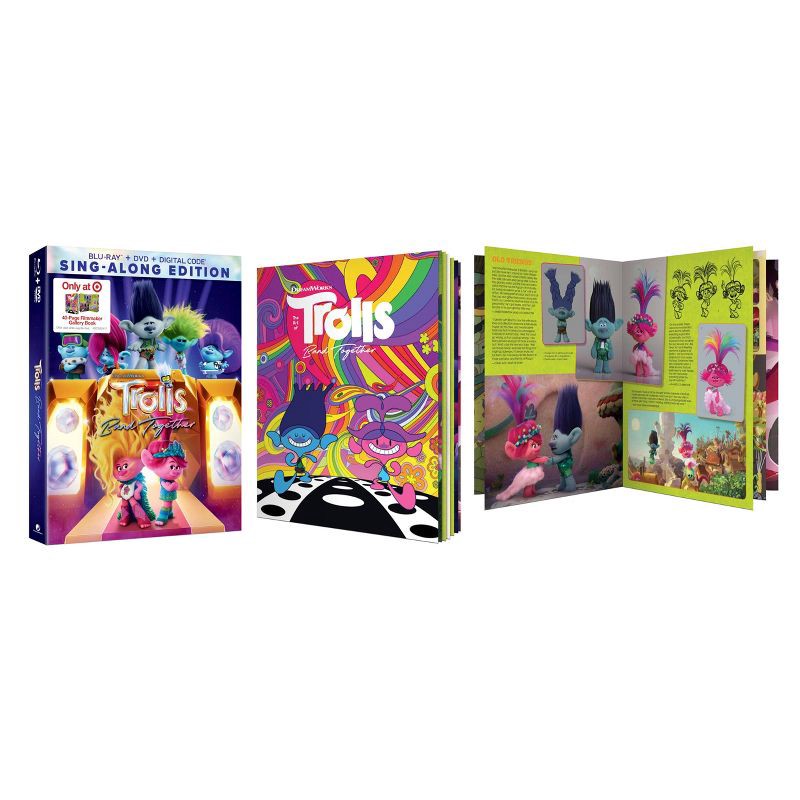 slide 7 of 7, Universal Home Video Trolls Band Together (Target Exclusive) (Blu-ray + DVD + Digital), 1 ct