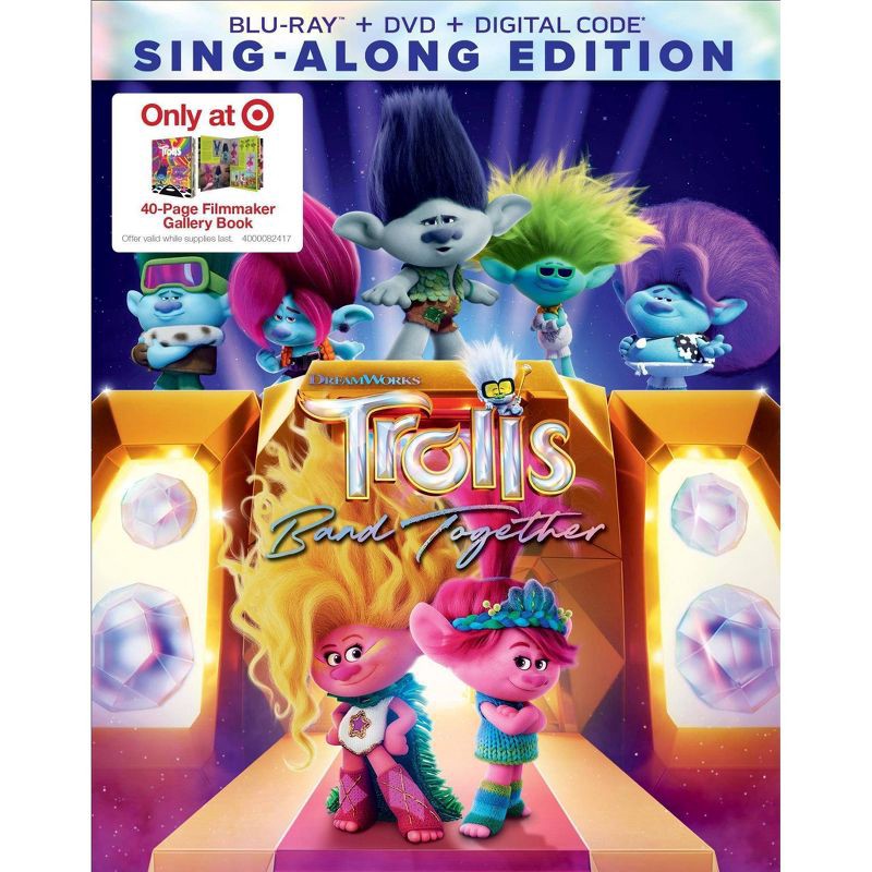 slide 5 of 7, Universal Home Video Trolls Band Together (Target Exclusive) (Blu-ray + DVD + Digital), 1 ct