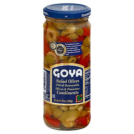 slide 1 of 1, Goya Olives Salad - 9.5 Oz, 9.5 oz