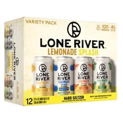 Lone River Ranch Water Variety Pack - 12 oz Cans, 12 Pack