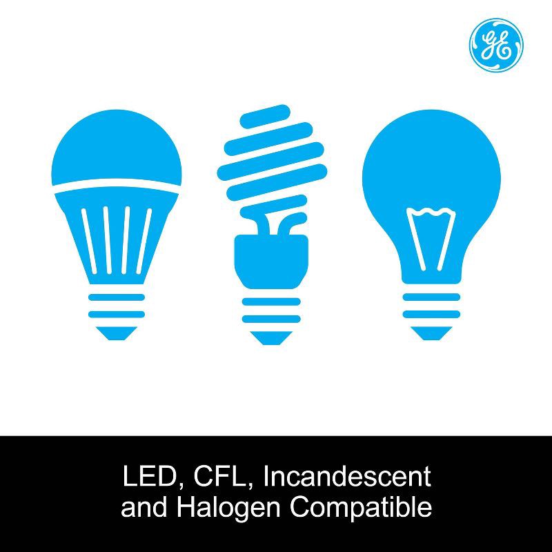 slide 6 of 9, General Electric GE My Touch Smart Simple Set Digital Timer Outdoor 1 Grounded Outlet 2 Setting Trigger Plug Black: Light Timer Plug for Outdoor Use, 1 ct