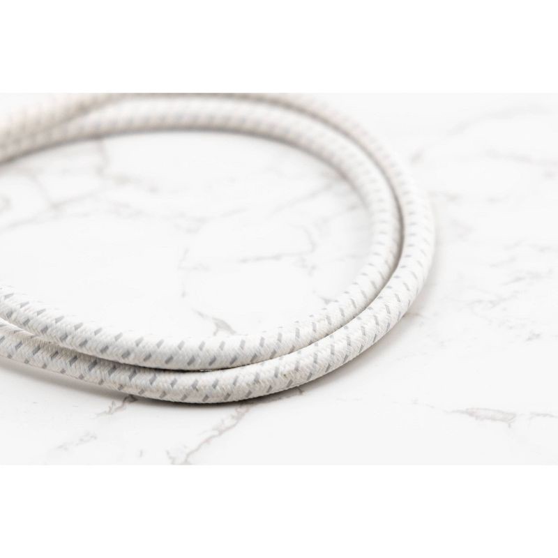 slide 6 of 9, General Electric GE 6-Outlet Surge Protector 490J 6' Braided Cord Gray/Cream, 1 ct