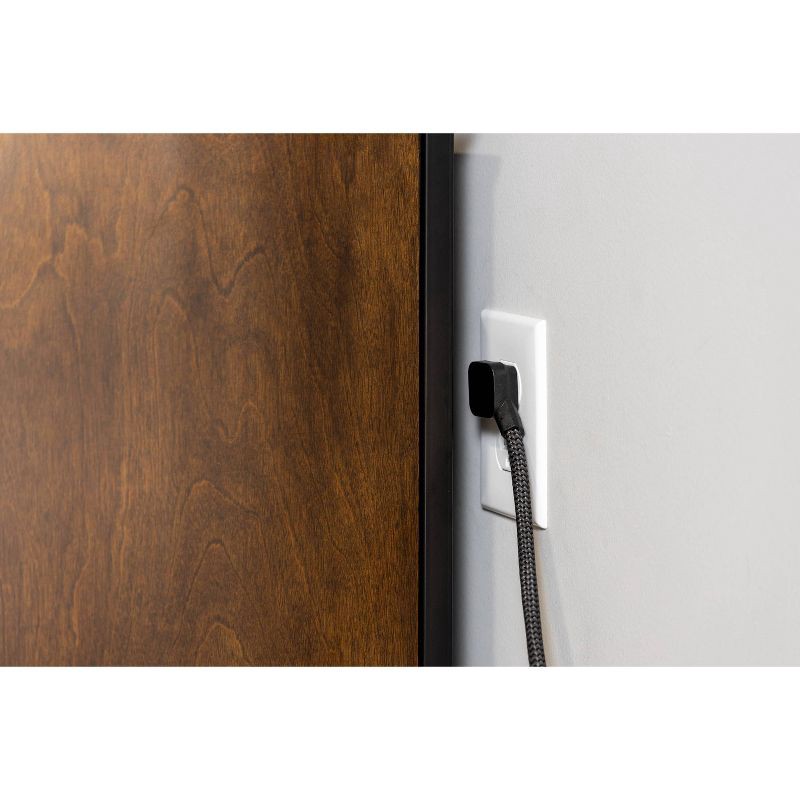 slide 11 of 11, General Electric GE 6-Outlet Power Strip 1 USB-A 1 USB-C 15W Shared 6' Braided Cord Black: Electrical Strip, 14 AWG, 3.6 Amps, 1 ct