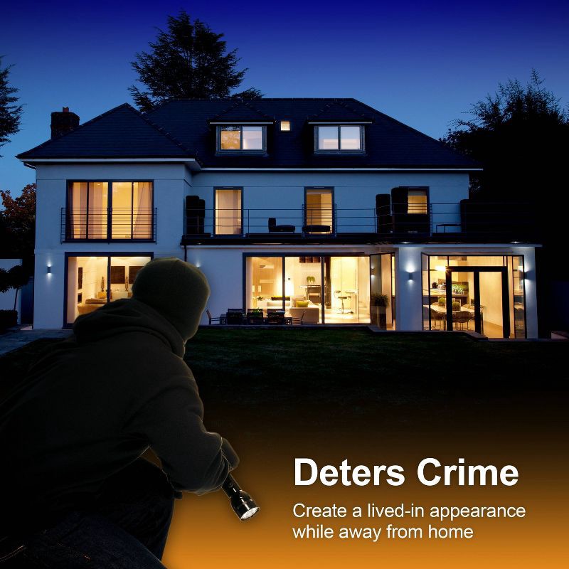 slide 5 of 7, General Electric GE myTouchSmart Simple Set Digital Bar Timer 1-Polarized Outlet 2pk: Indoor Light Timer Plug, Push Button, White, No Assembly, 2 ct