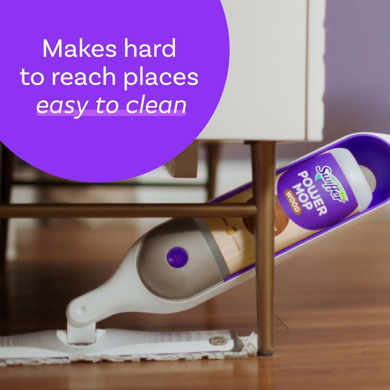 slide 7 of 10, Swiffer PowerMop Wood Mopping Pads - 8ct, 8 ct