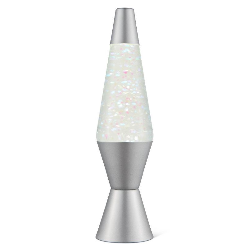 slide 3 of 5, LAVA 14.5" Iridescent Glitter Novelty Table Lamp, 1 ct