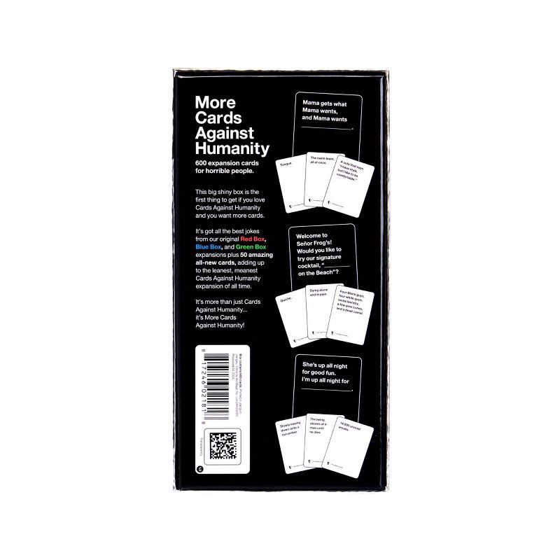 slide 3 of 6, More Cards Against Humanity Game Expansion Set, 1 ct