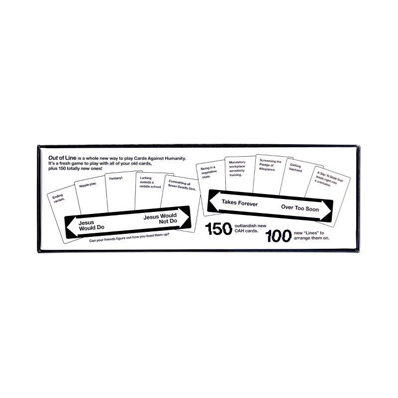 slide 3 of 9, Cards Against Humanity: Out of Line Game, 1 ct