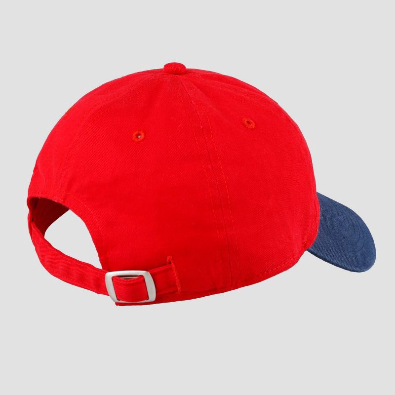 slide 4 of 6, Wemco Men's Cotton Baseball Hat - Red/Blue, 1 ct