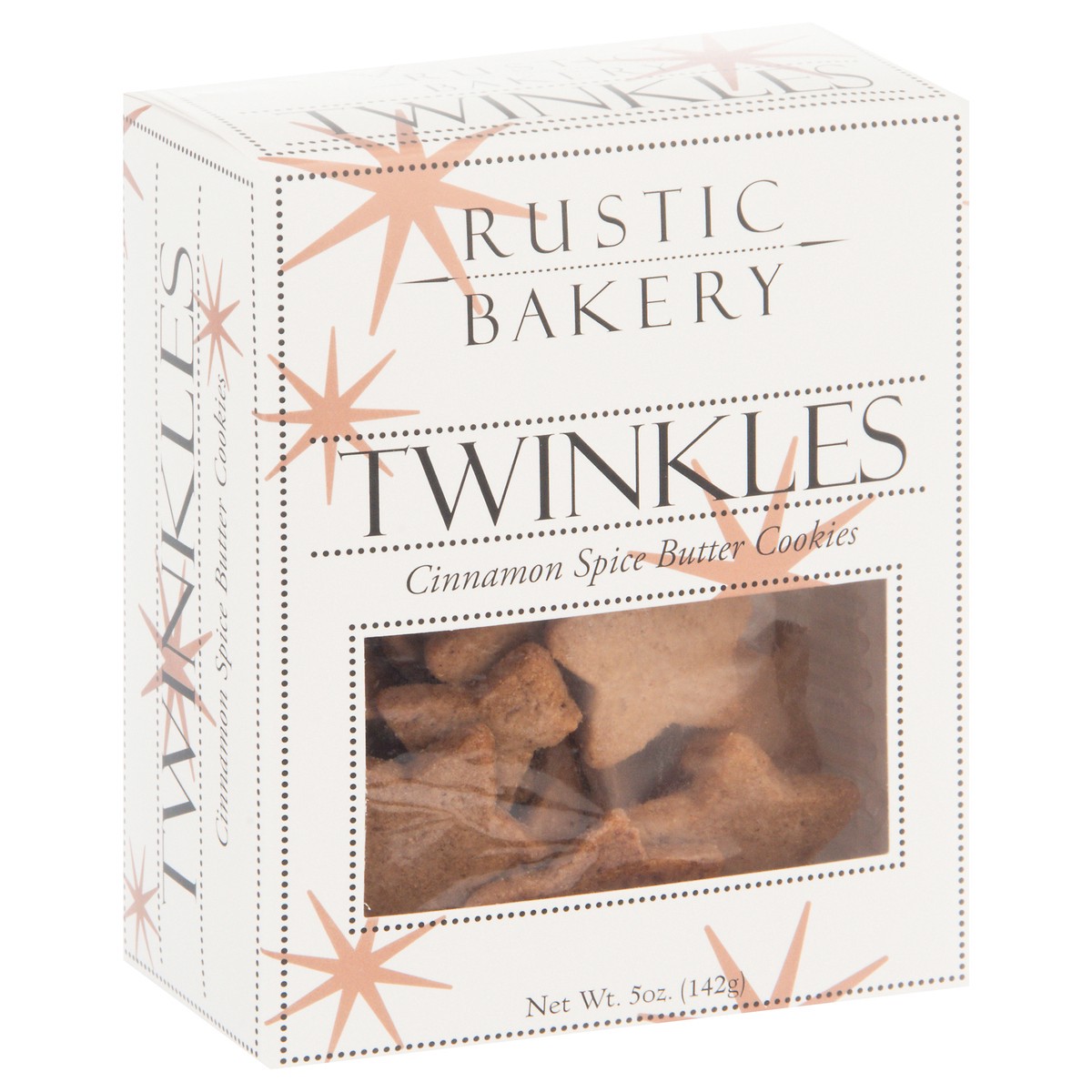 slide 5 of 14, Rustic Bakery Twinkles Cinnamon Spice Butter Cookies 5 oz, 5 oz