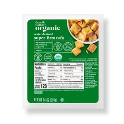 Organic Super Firm Vegan Plant Based Gluten Free Tofu - 14oz - Good & Gather™