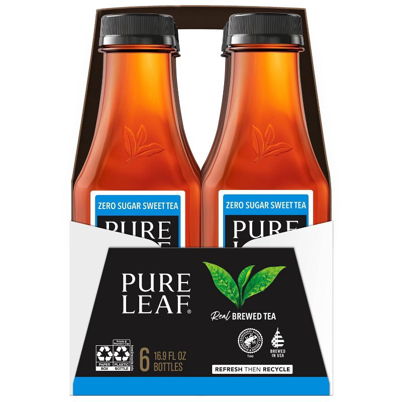 slide 2 of 5, PURE LEAF RTD Pure Leaf Zero Sugar Sweet Tea - 6pk/16.9oz Bottles, 6 ct; 16.9 oz