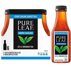 PURE LEAF RTD Pure Leaf Zero Sugar Sweet Tea - 6pk/16.9oz Bottles