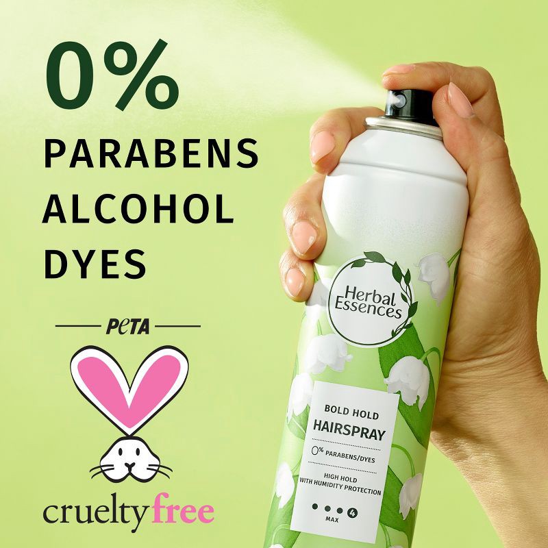 slide 4 of 10, Herbal Essences Bold Hold Anti-Frizz Hair Spray, Paraben Free - 8oz, 8 oz