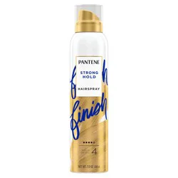 Pantene Level 4 Strong Hold Anti-Humidity Hair Spray for Frizz Control - 7oz