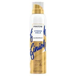 Pantene Level 4 Strong Hold Anti-Humidity Hair Spray for Frizz Control - 7oz