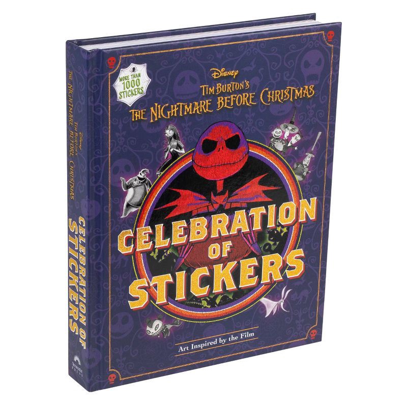 slide 2 of 6, Canterbury Disney Tim Burton's the Nightmare Before Christmas Celebration of Stickers - by Editors of Thunder Bay Press (Hardcover), 1 ct