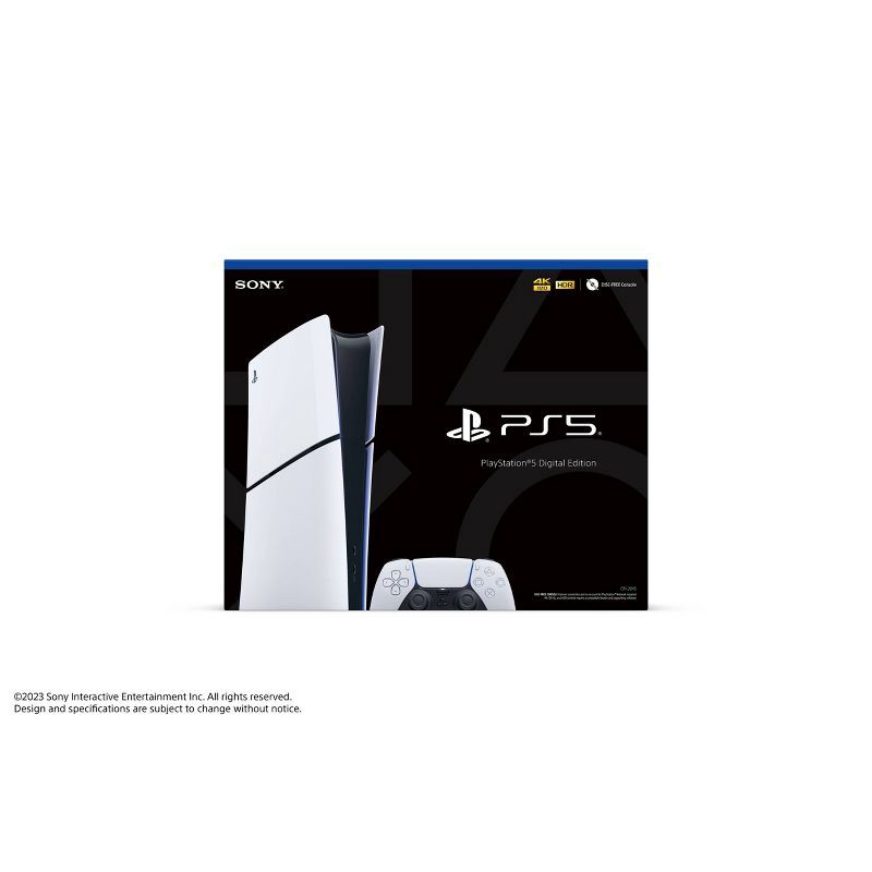 slide 1 of 7, PlayStation 5 Digital Edition Console (Slim), 1 ct