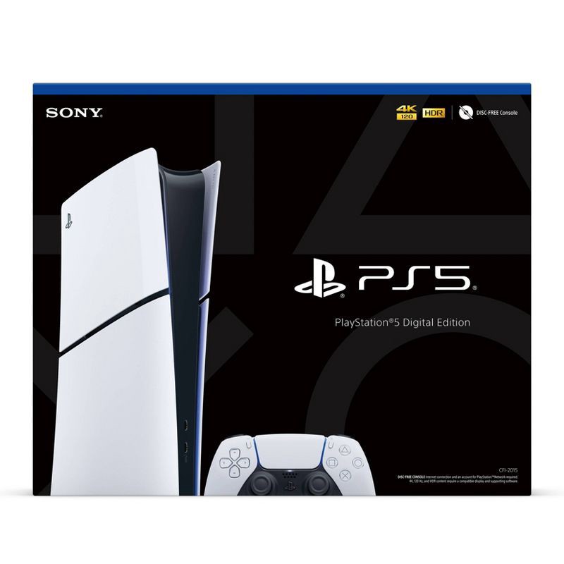 slide 1 of 7, PlayStation 5 Digital Edition Console (Slim), 1 ct