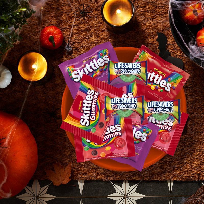 slide 5 of 11, Mars Skittles, Skittles Gummies & Life Savers Gummies Candy Variety Bag Party Size - 18.56oz, 18.56 oz