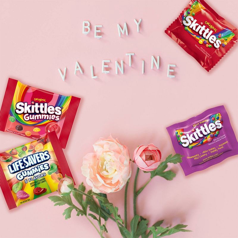 slide 6 of 11, Mars Skittles, Skittles Gummies & Life Savers Gummies Candy Variety Bag Party Size - 18.56oz, 18.56 oz
