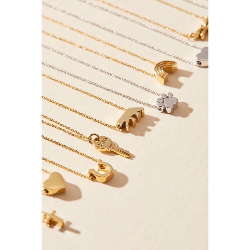 slide 9 of 11, Tiny Tags 14K Gold Ion Plated Mama Bear Chain Necklace - Gold, 1 ct