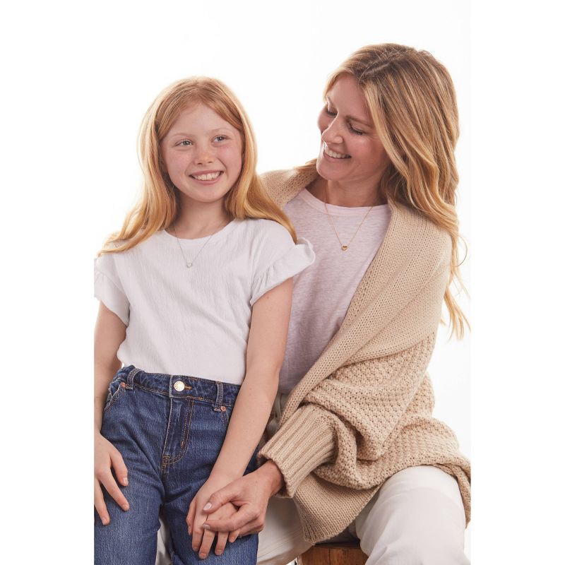 slide 11 of 12, Tiny Tags 14K Gold Ion Plated Valentines Heart Chain Necklace - Gold, 1 ct