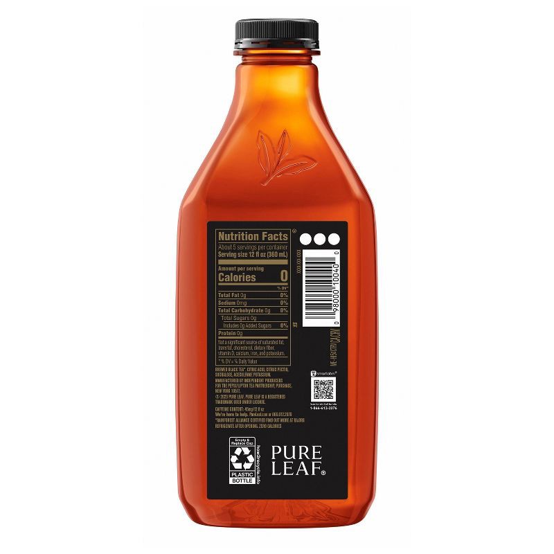 slide 3 of 4, PURE LEAF RTD Pure Leaf Zero Sugar Sweet Tea - 64 fl oz Bottle, 64 fl oz