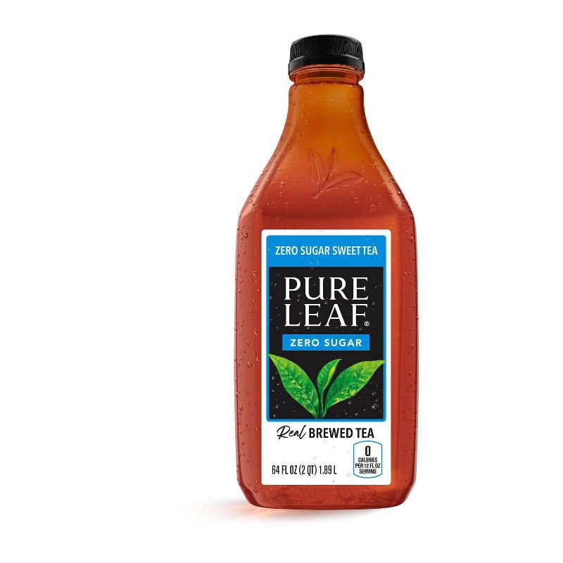 slide 4 of 6, PURE LEAF RTD Pure Leaf Zero Sugar Sweet Tea - 64 fl oz Bottle, 64 fl oz