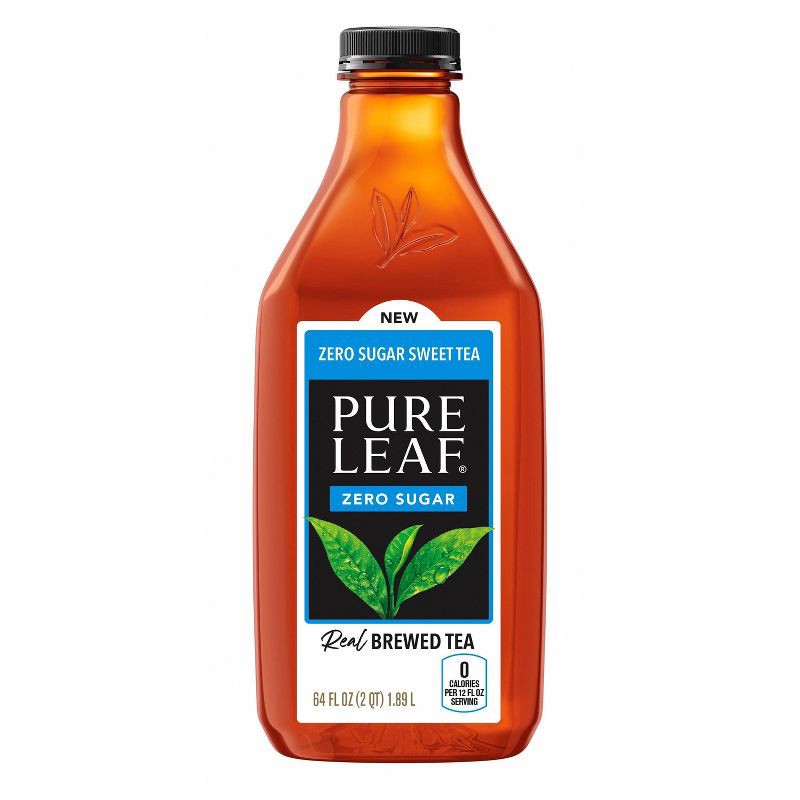 slide 1 of 4, PURE LEAF RTD Pure Leaf Zero Sugar Sweet Tea - 64 fl oz Bottle, 64 fl oz